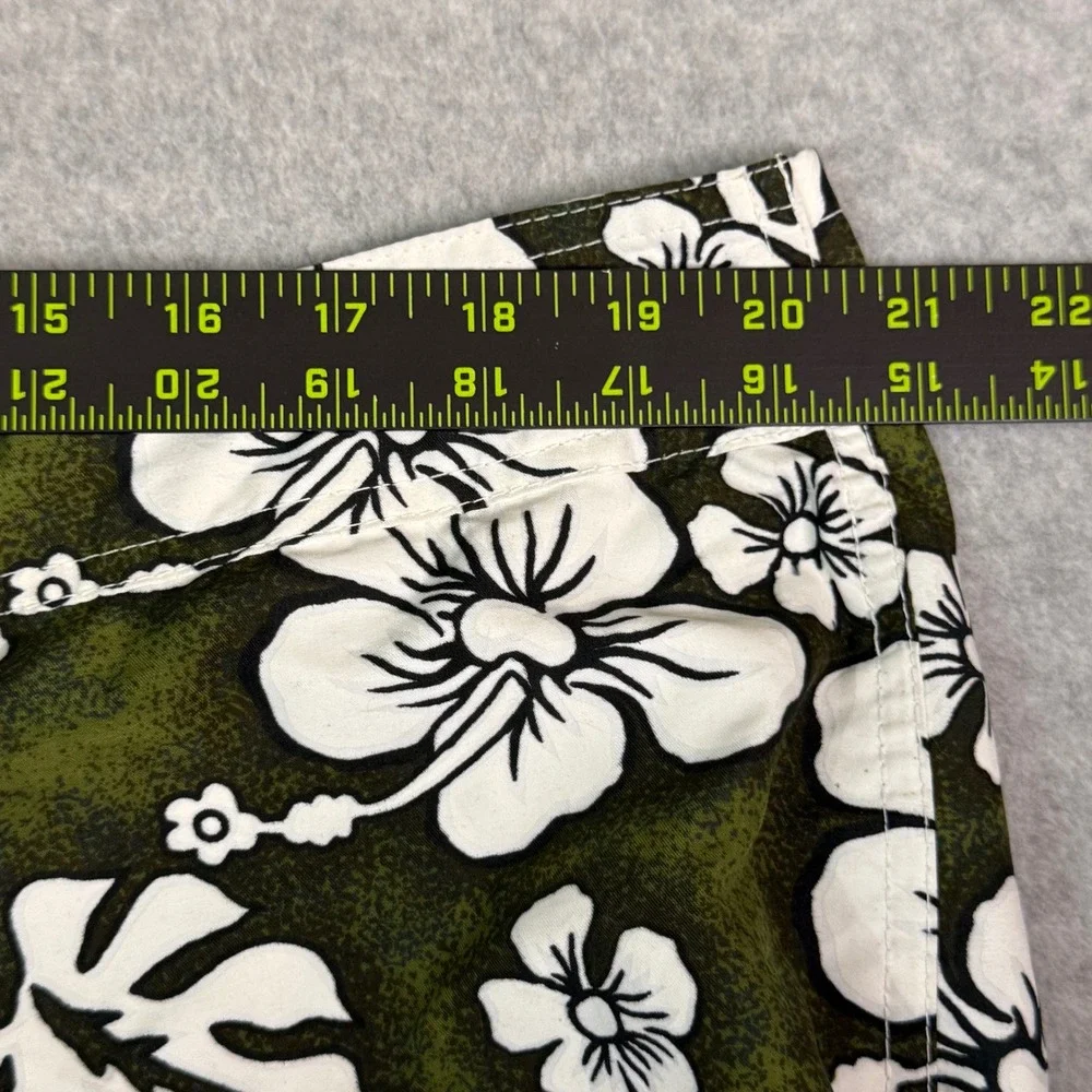 Hard Rock Hotel Las Vegas Mens Board Shorts Green White Hibiscus Floral Swim‎ 34